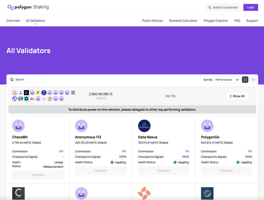 Earn Polygon Staking Rewards | Staked